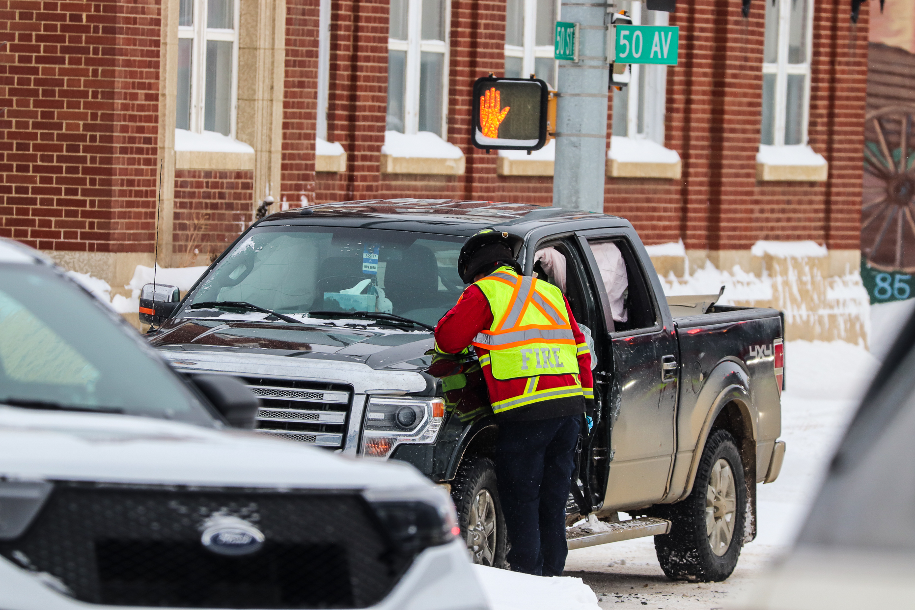 Downtown Collision Feb. 18 1