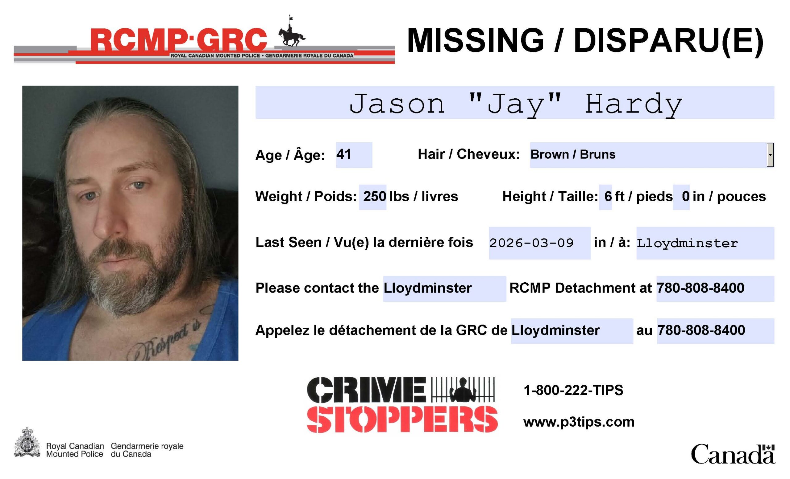 Missing Person Poster for Jason Hardy scaled