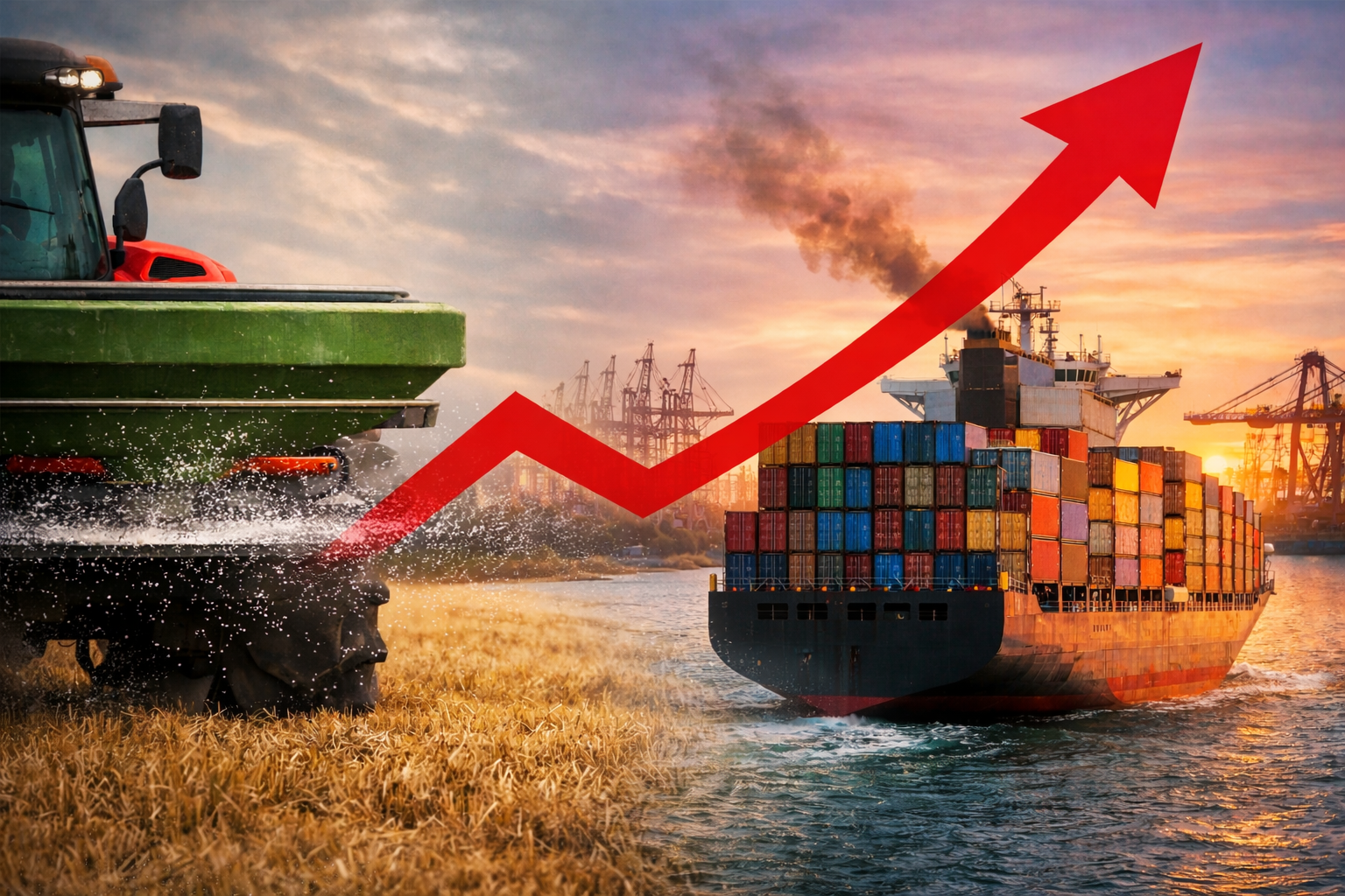 Fertilizer spike already hitting Prairie farmers 1 Rising costs in agriculture and shipping