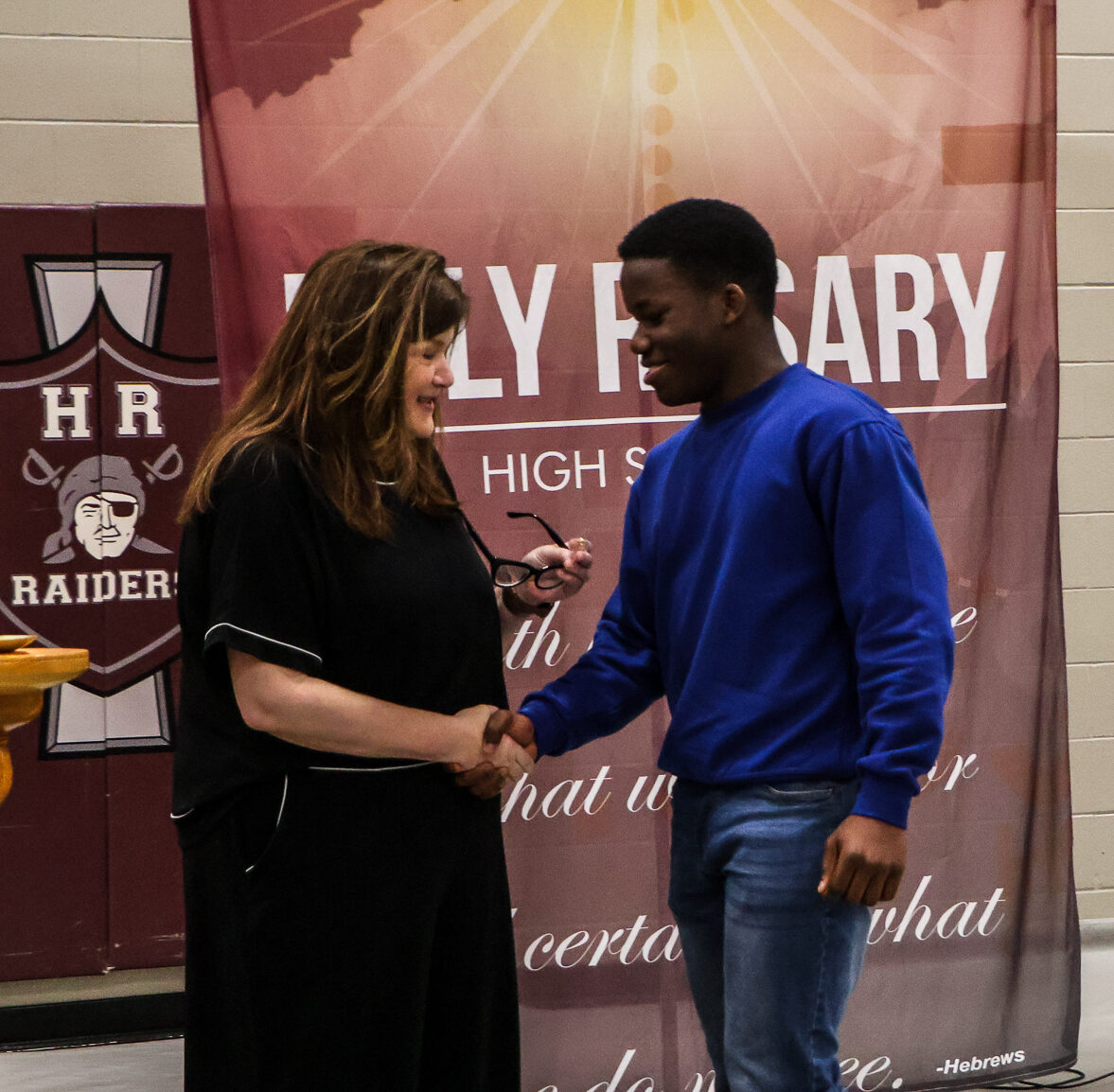 Holy Rosary grad earns first-ever Archbishop award 1 HRHSFATF 2 e1779649104739