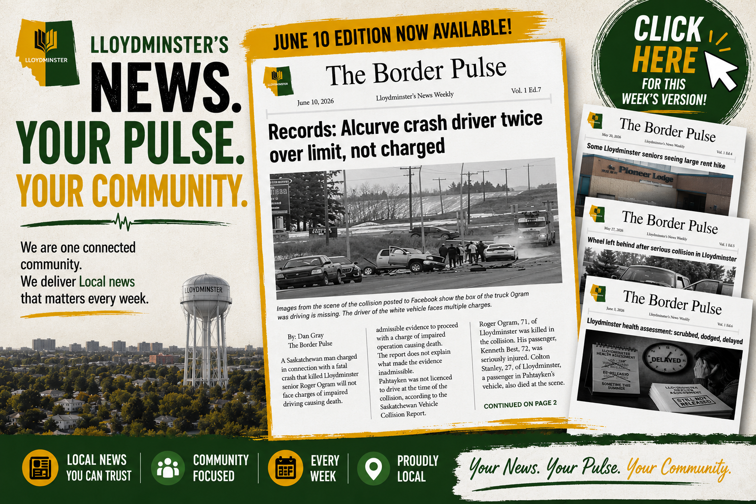 Read your only local weekly print newspaper!