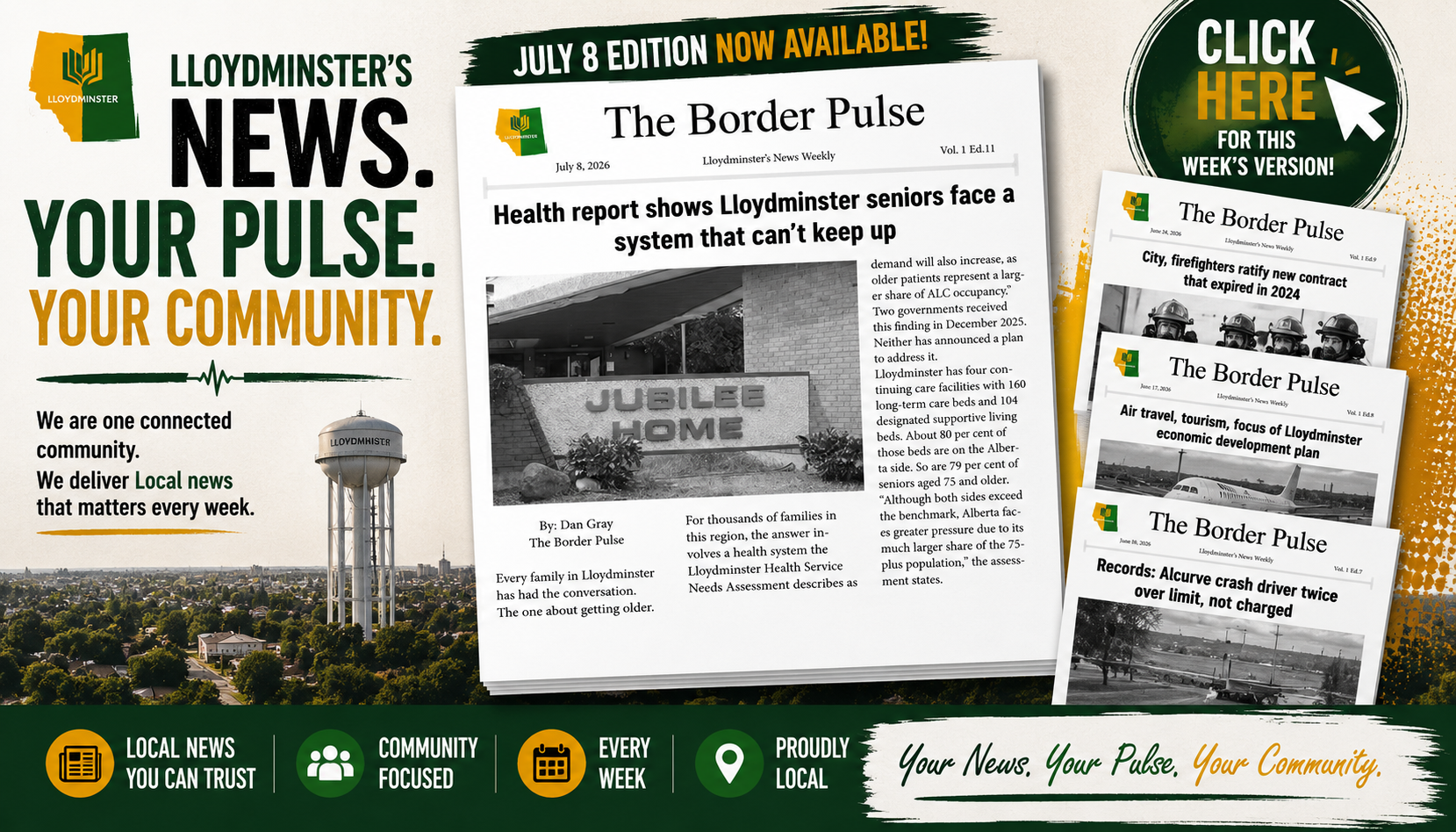 Read your only local weekly print newspaper!