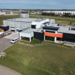The Border Pulse aerial shot of Lloydminster Fire Station 1