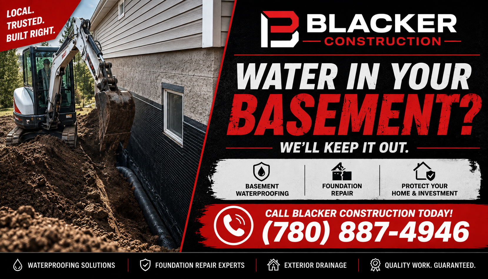 Wet Basement, Call Us!