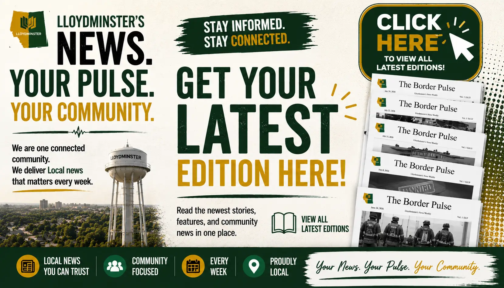 Read your only local weekly print newspaper!