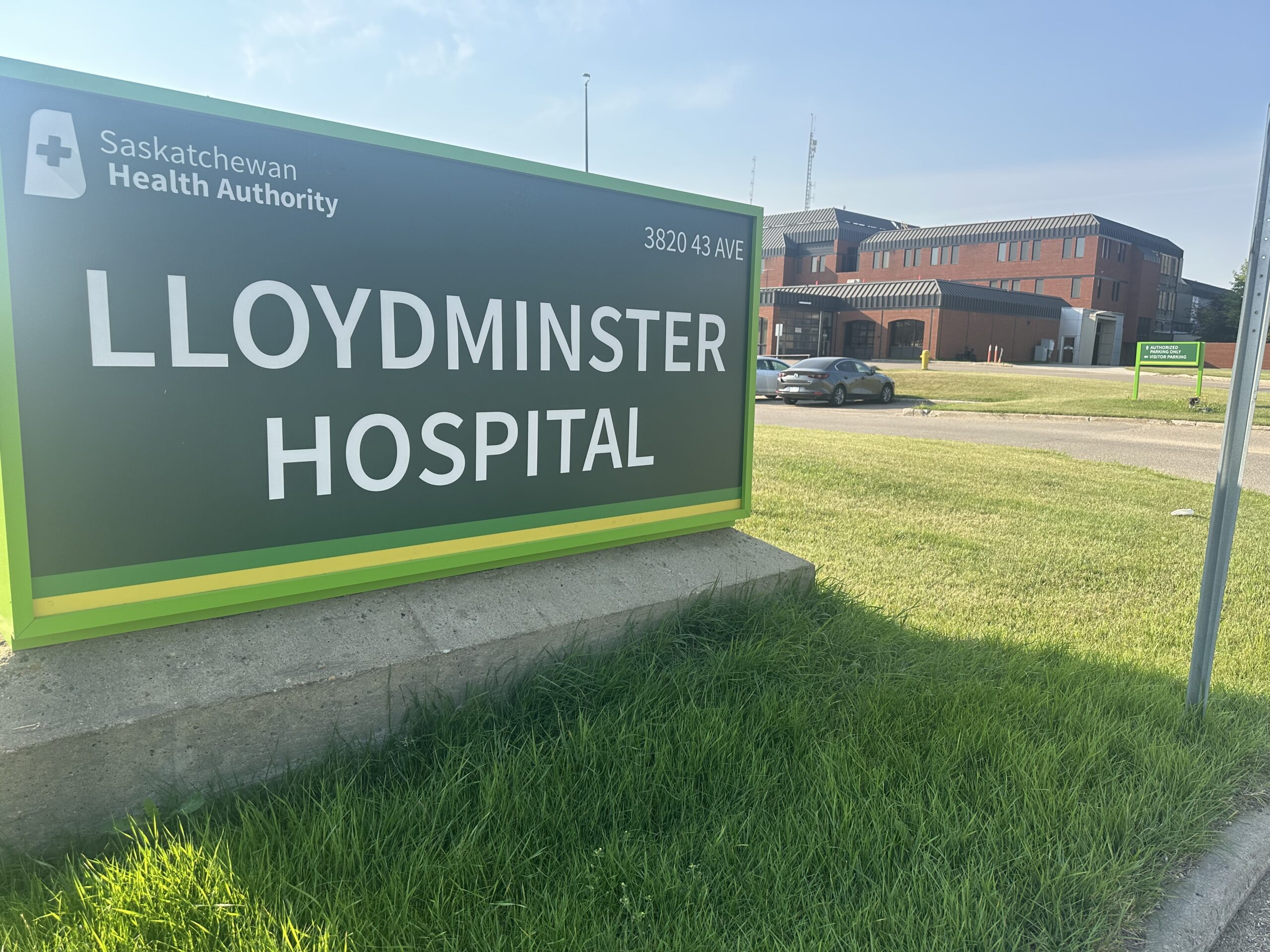 The Lloydminster Hospital Sign in Lloydminster