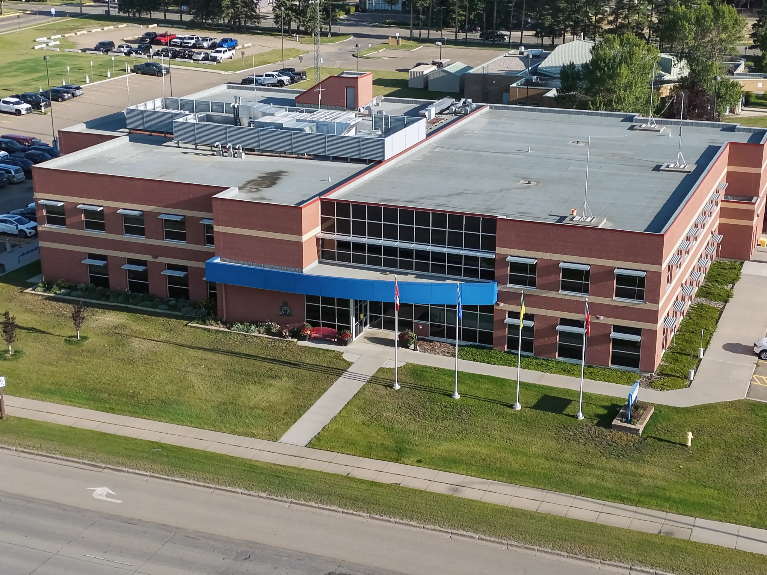 RCMP: some downtown files never lead to charges 1 An aerial photo of the RCMP building in Lloydminster