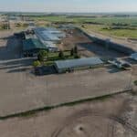 Lloydminster Exhibition taken from the air.