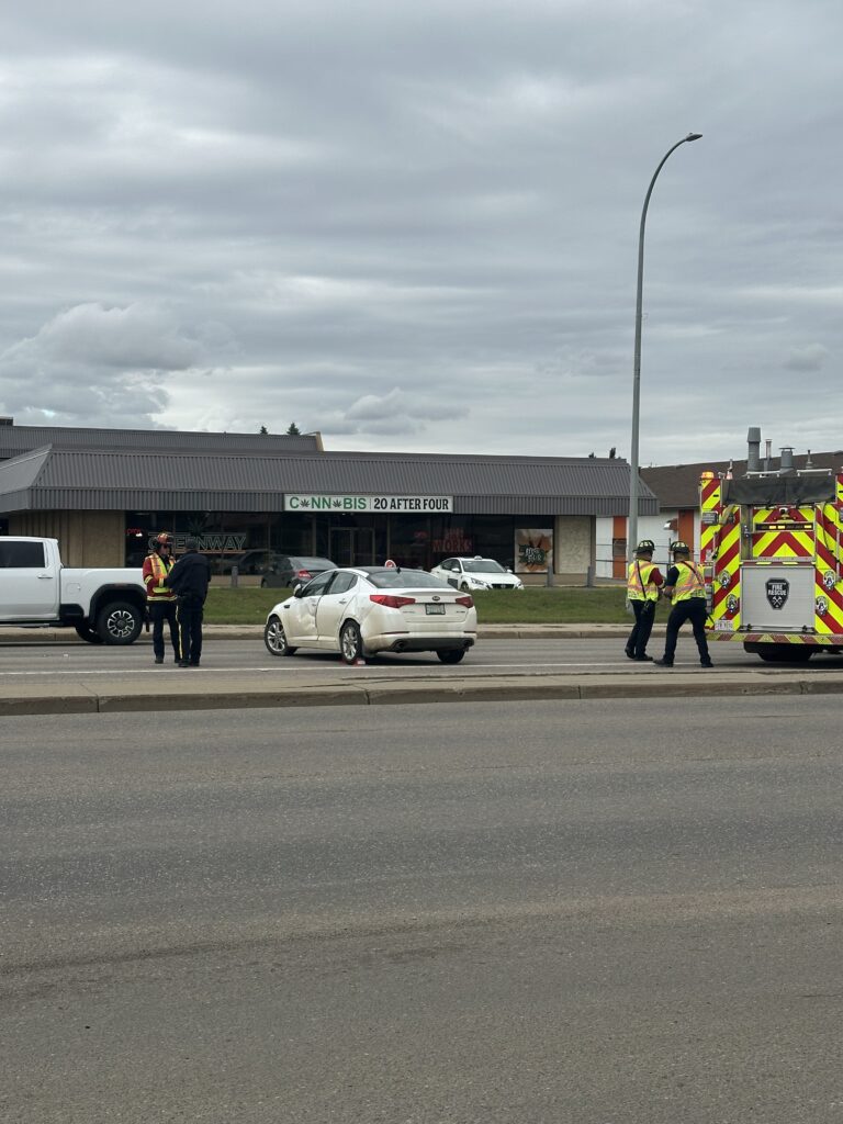 EXCLUSIVE - RCMP charge Lloydminster man, after 44 St. crash 8 A collision on 44 Street in Lloydminster