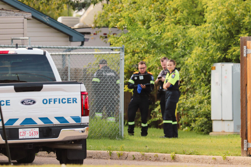 Heavy police presence at Lloydminster gas station 2 Sudden Death Sept. 9 3 of 4