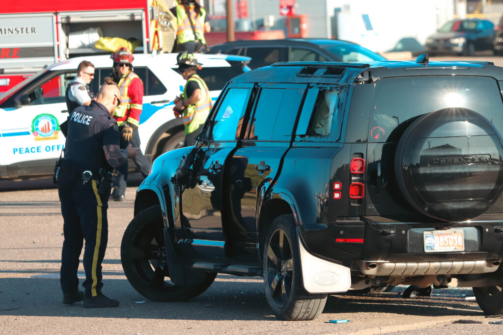 SUV rolls After 44 St. collision this morning, Ticket issued 4 collision on Sept. 18