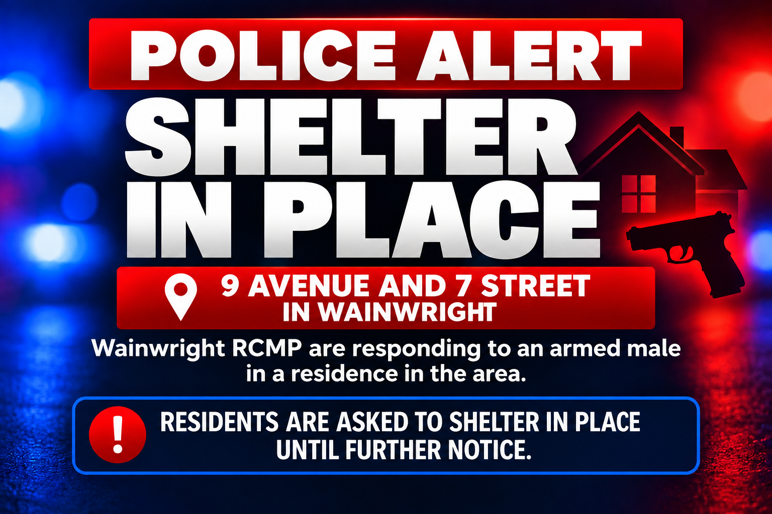 Police Alert Shelter in Place