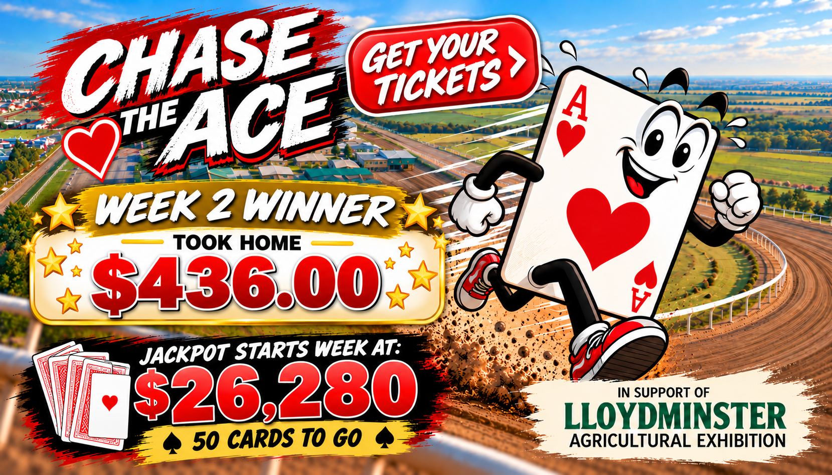 Lloyd Ex Chase the Ace jackpot grows to $26,280 1 c87f5edd 103e 40b7 bd48 24e942c0b362